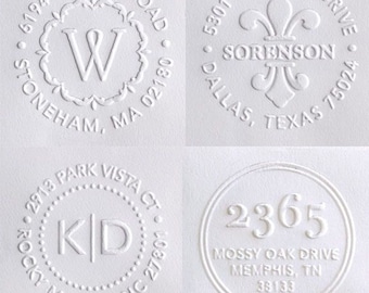 Chose Your Embosser, Address Embosser, Embosser, Custom Embosser, Monogram Embosser, Embossing Stamp, Embossing Seal, Embosser Stamp Seal