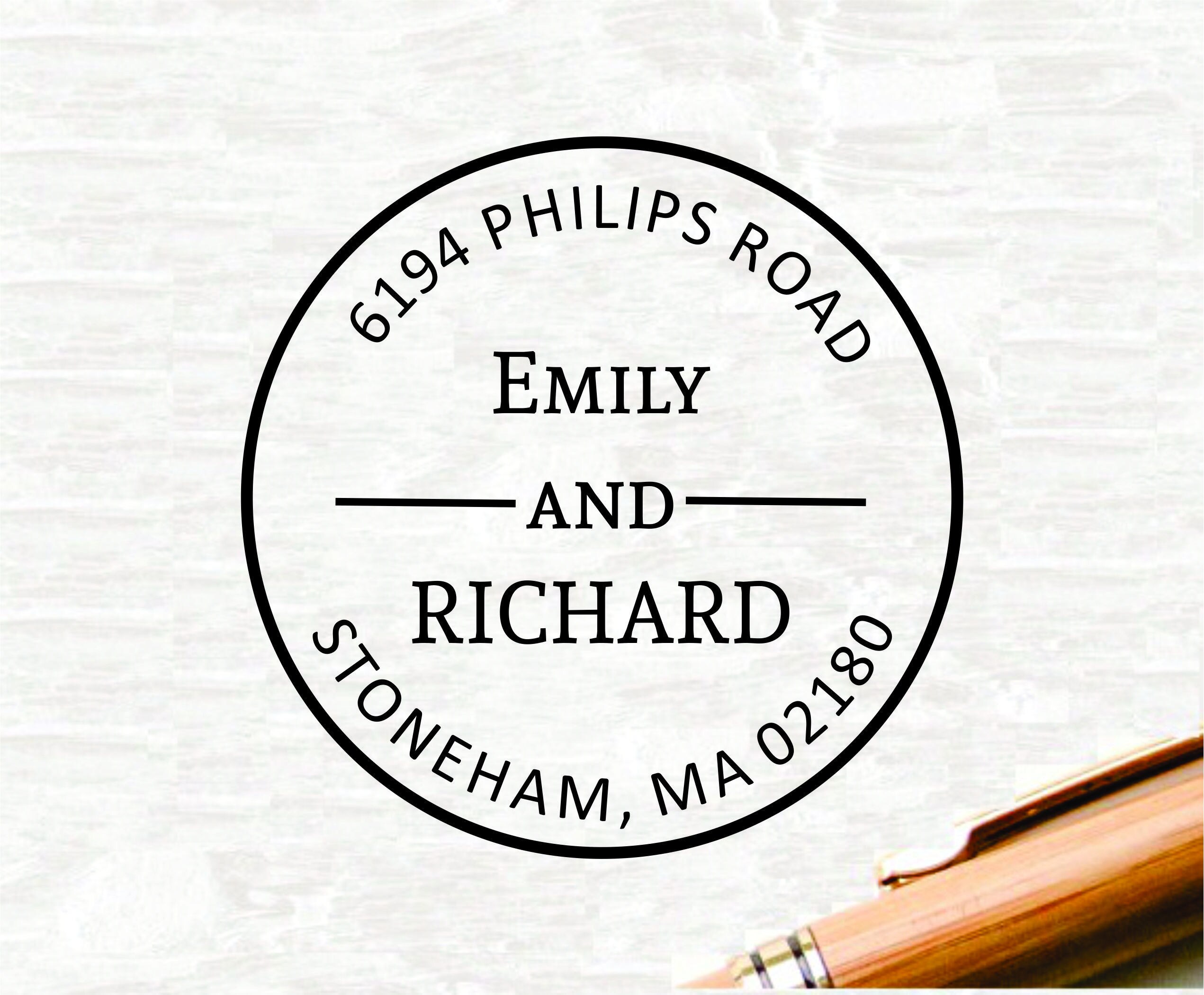 Custom Address Embosser Address Embosser Custom Embosser Etsy