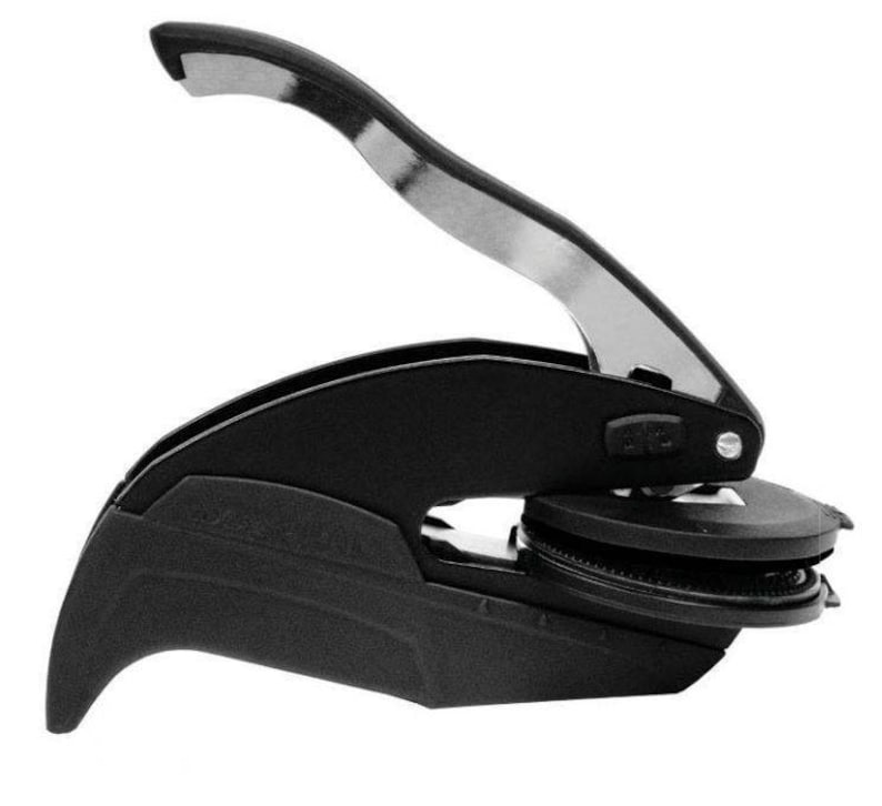 Mongoram Embosser Seal Custom Embosser Custom Monogram Embosser Embosser-LEK Custom Intial Embosser Mongoram Stamp Hand Held Embosser