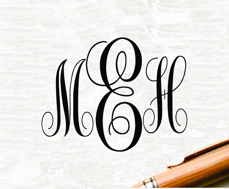 Monogram Embosser Custom Monogram Embosser Custom Embsoser Etsy