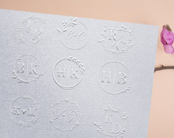 Choisissez votre embosser de mariage, timbre d’embosseur de mariage personnalisé, timbre de mariage, embosseur personnalisé, embosseur de monogramme, embosseur de nom de couple