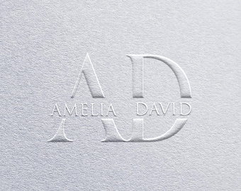 Custom Monogram Embosser Personalized Initial Embosser, Wedding Seal Press for Invitations, Envelopes, Stationery  Raised Seal For Envelope