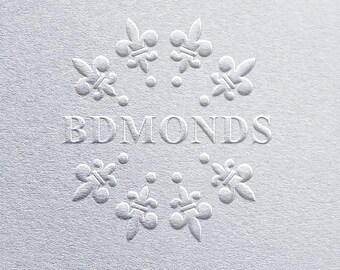 Custom Wedding Monogram Embosser with Couple Initials, Personalized Stamp for Invitations Envelopes Cards, and Luxury Stationery Collections
