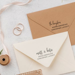 Elije tu sello de dirección/sello de dirección de retorno/sello de dirección autoentintado/regalo de inauguración de la casa/sello de invitación de boda/sello familiar