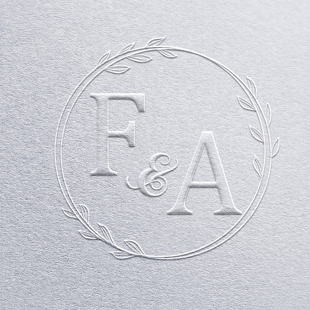 Personalized Wedding Embosser, Monogram Embosser, Wedding Invite