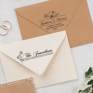 Spersonalizowany stempel adresowy, niestandardowy stempel adresowy, prezent na parapetówkę, stempel pocztowy, stempel pocztowy, stempel rodzinny, stempel adresowy, stempel ślubny
