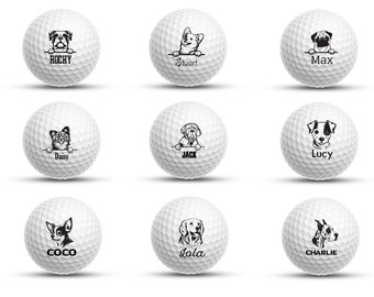 Aangepaste golfstempel huisdier gezicht op golfstempel cadeaus voor golfliefhebbers-golfcadeaus voor mannen-persoonlijke golferstempel, cadeaus voor golfer, cadeau huisdierliefhebber