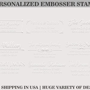 Aangepaste adres Embosser, Housewarming Gift, Retouradres Embosser, Bruiloft Embosser, Embosser Stempel, Custom Embosser, Mail Embosser