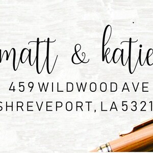 Custom Self Inking Return Address Stamp - Address Stamp, Rubber Stamp The BEST Stamp - Perfect Impression, Order Today, Ships Tomorrow!