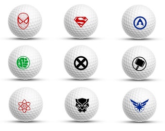 Super Hero Golf Stempel Aangepaste Golf Stempel Geschenken voor papa - Golf Geschenken voor mannen - Gepersonaliseerde Golfer Stempel, Stempel voor Golfers, Geschenken voor Golfer