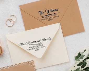 Custom Self Inking Address Stamp for Housewarming Gift, Personalized Return Address for Envelopes and Personal Mail Address Stamper Gift