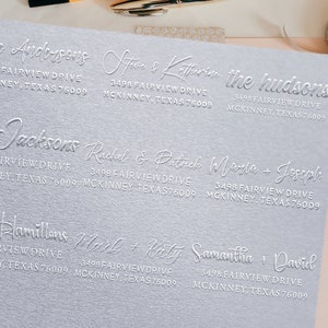 Customised Address Embosser For Envelopes, Address Embosser Stamp, Personalized Wedding Embosser, Wedding Invitation Embosser, Mail Embosser