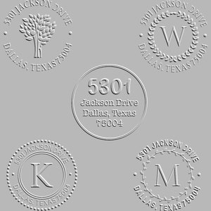 Personalized Address Embosser, Custom Address Embosser Customized Embosser, Monogram Embosser, Embosser Stamp, Address Stamper, Mail Stamper image 2