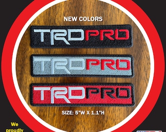 Trd Pro Embroidered Patch