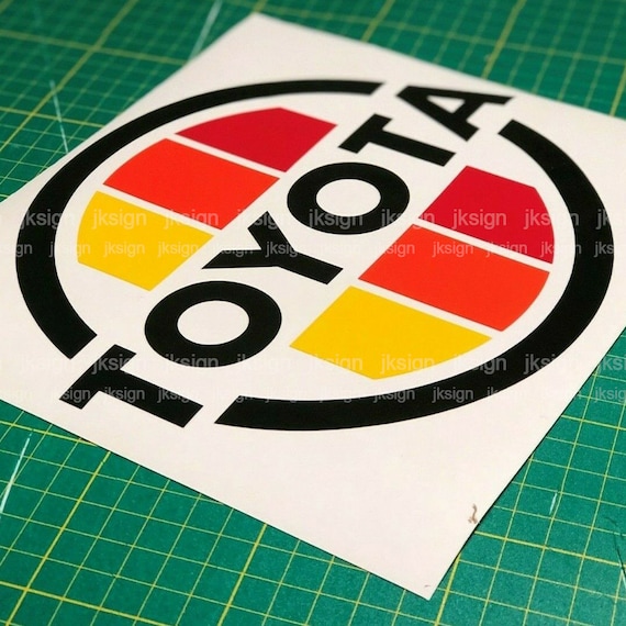 Retro Stripes 70's 80's Decal