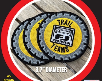 FJ Cruiser Trail Teams Gear Embroidered Patch