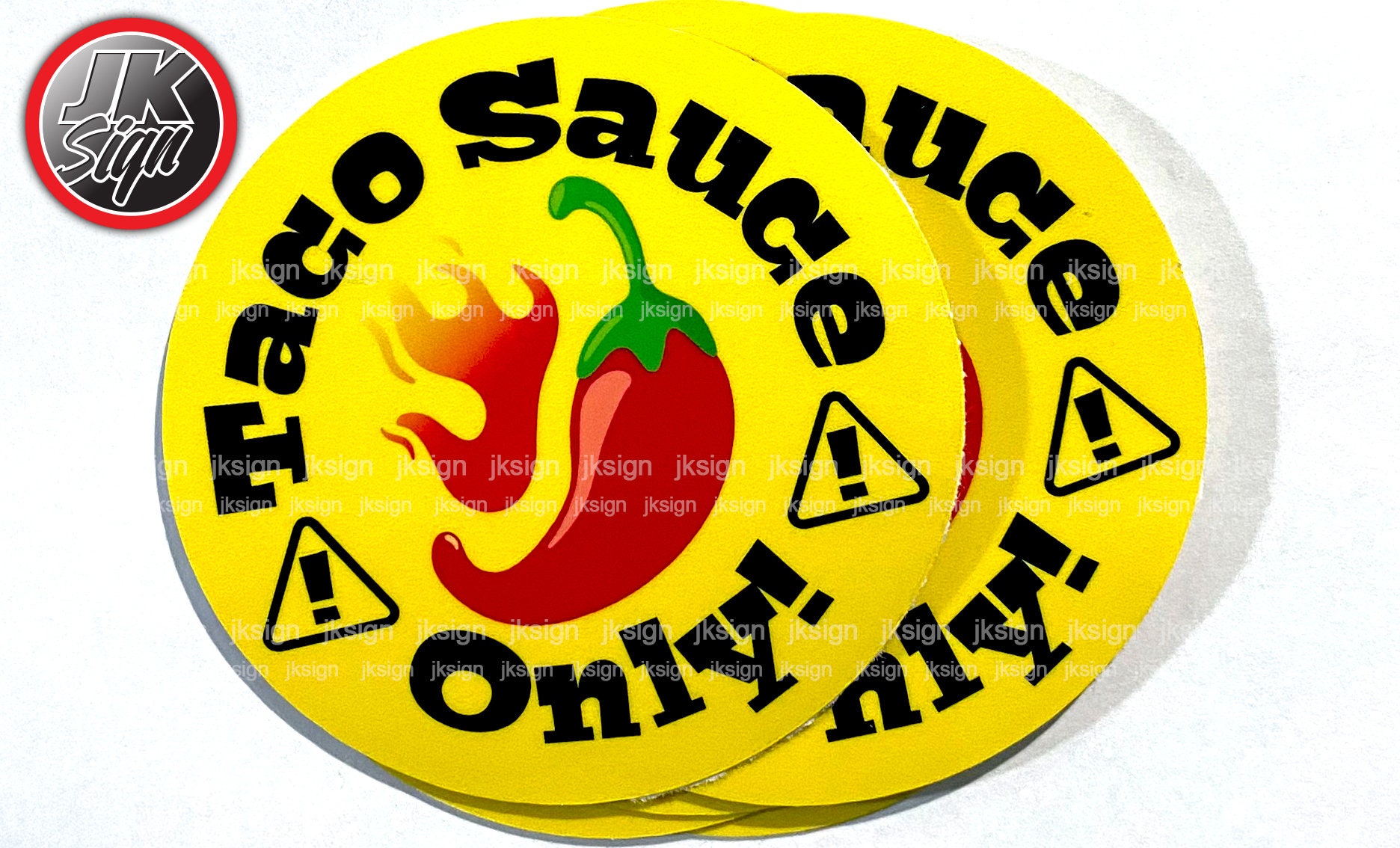 Taco Sauce Only Decal Diecut for Fuel Door Gas Fits on Toyota Etsy