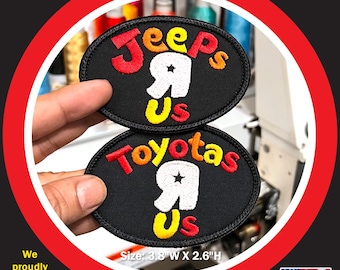 Toyota and Jeep R US Embroidered Patch