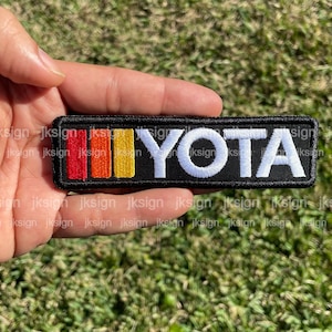 Yota様 Yota Tri-color Embroidered Patch - Etsy