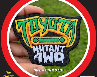 Toyota Mutant 4WD Embroidered Patch