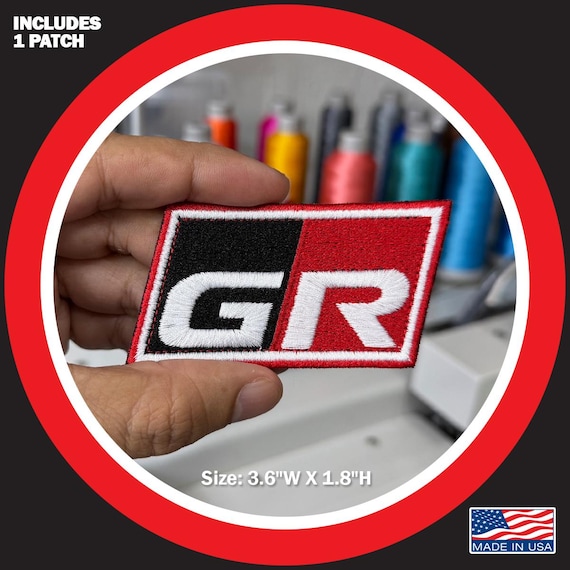 TOYOTA GR Gazoo Racing Embroidered Patch - Etsy