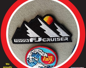 Toyota Tricolor Mountain Embroidered Patch fits for Landcruiser