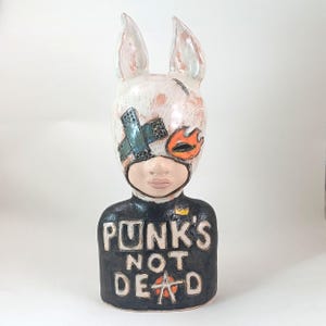 kid 803/ Ceramic Sculpture, Unique Ceramic Figurine