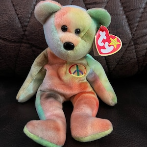 TY Beanie Baby - Peace 1996 - Rare Find