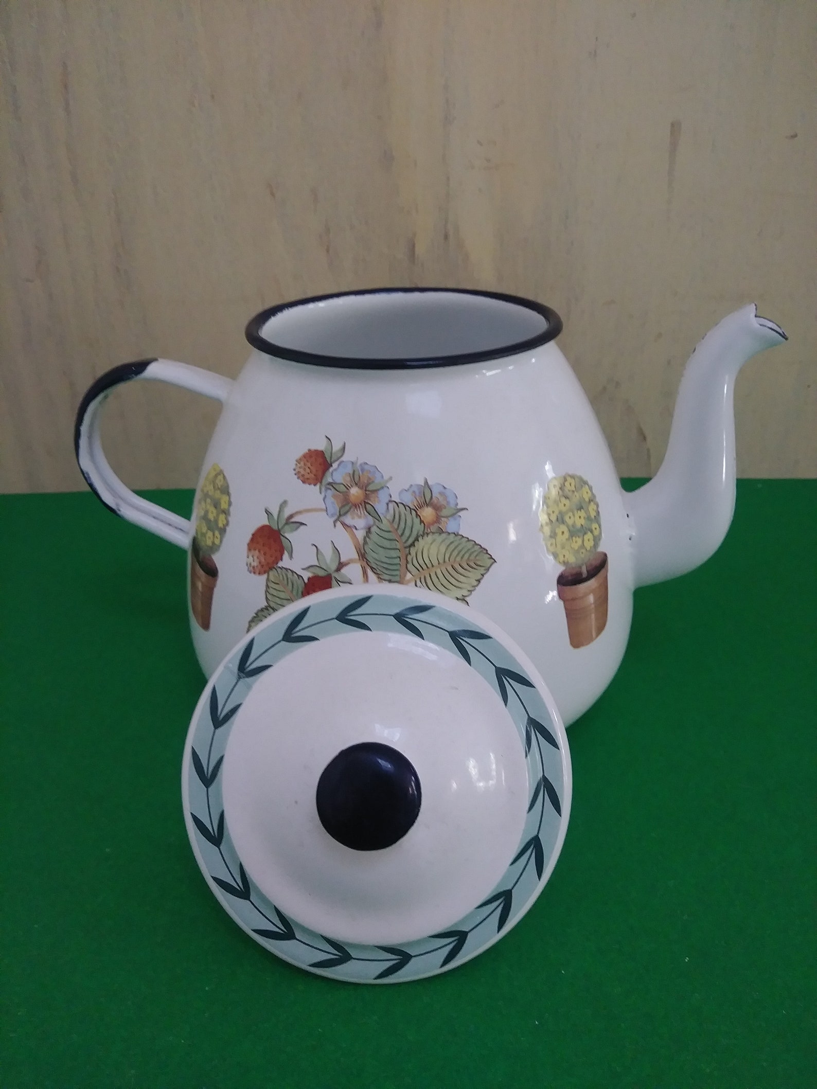 Villeroy & Boch French Garden Roanne Teapot Enamel Etsy
