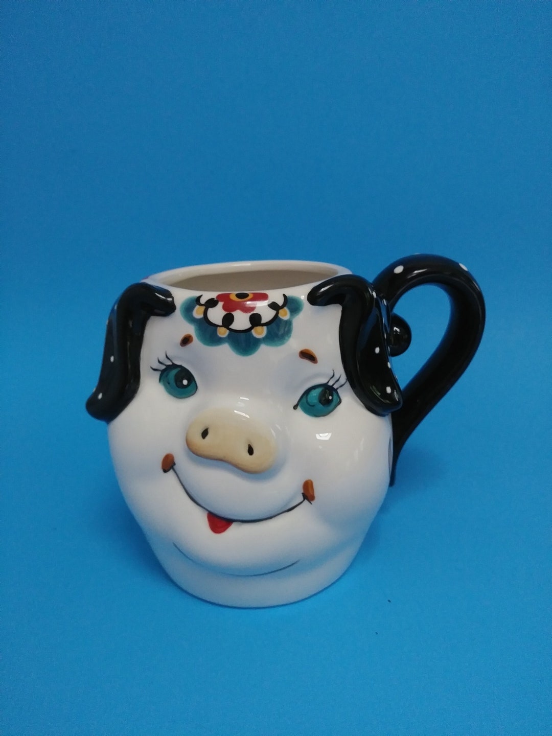 REDUZIERTE Entzückende 3D Piggy Tasse Home Accents Emily Piggy Tasse