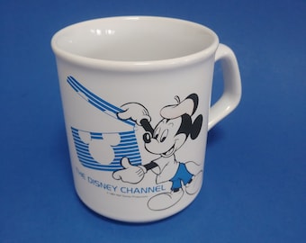 1984 Disney channel Mickey Mouse mug ~ Mickey Mouse Director ~ Mug Made in England