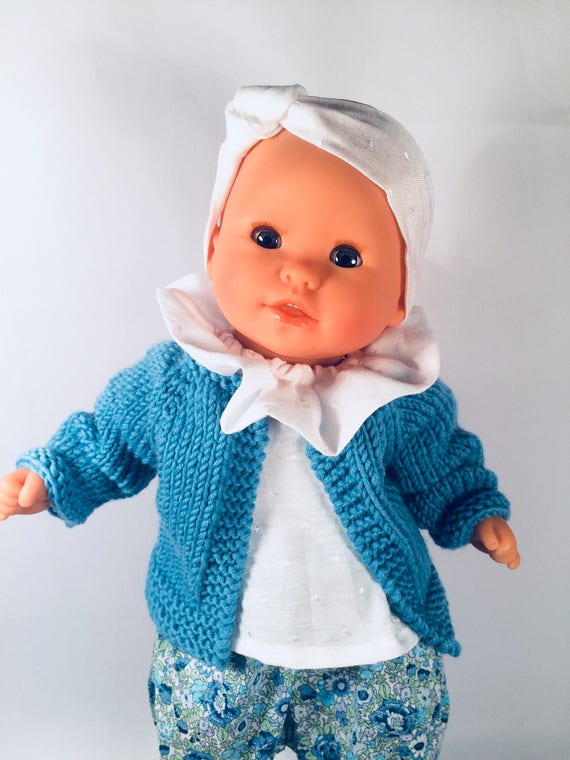 Habits de poupée Vêtements pour Poupée et Poupon Corolle 30 cm ou 36 cm  Chemisier col volanté Bloomer Gilet et Chaussons tricotés -  Canada