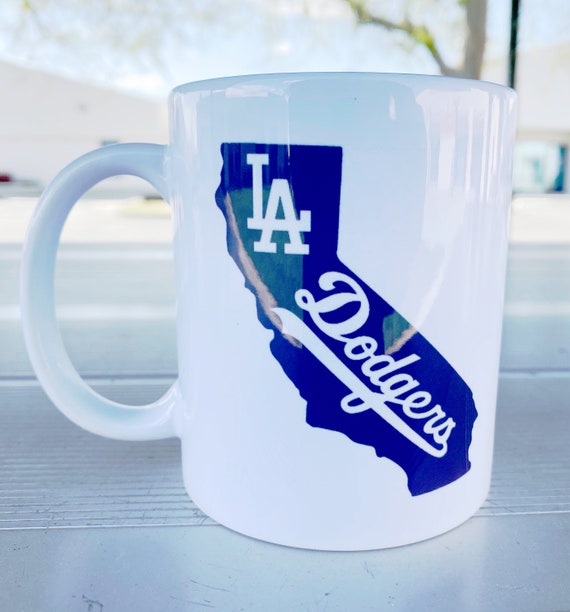 LA Dodgers White Coffee Mug 