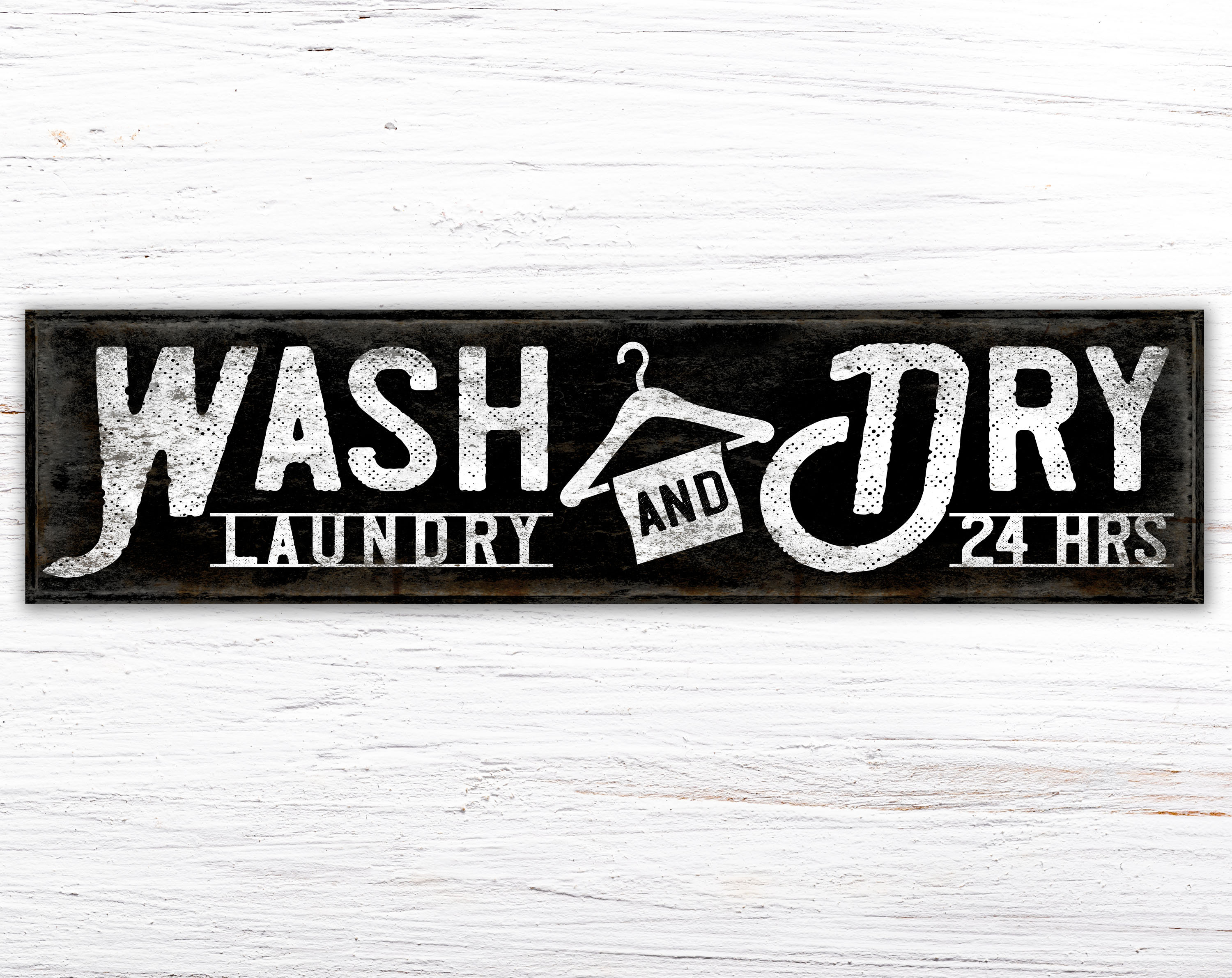 Modern Farmhouse Wash and Dry Laundry Sign Utility Mudroom | Etsy