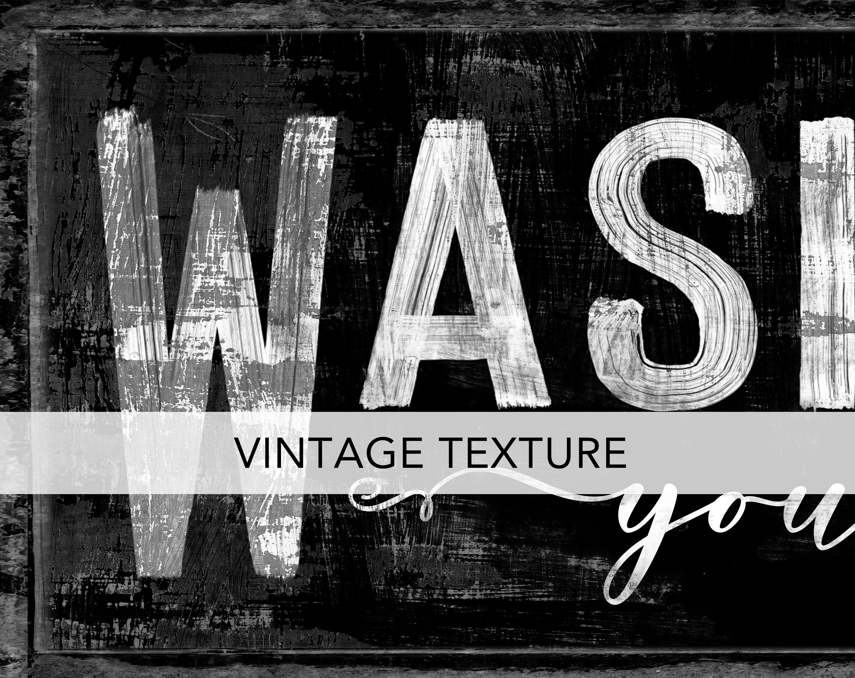 Wash Away Your Worries Modern Farmhouse Wall Decor Bathroom | Etsy