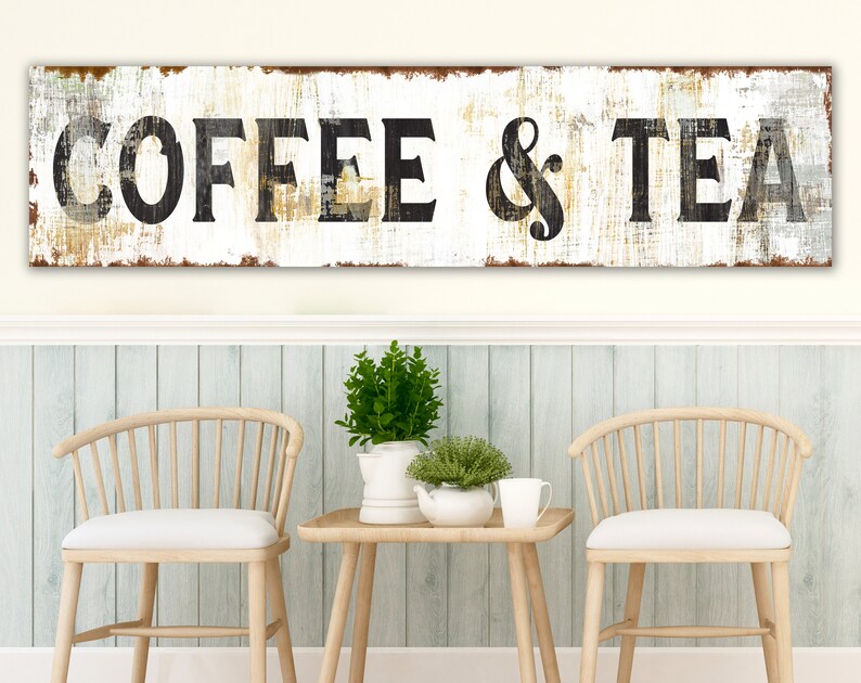 Modern Vintage Farmhouse Wall Decor Kitchen Sign Rustic Chic Etsy