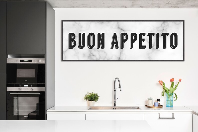 Italian Wall Art Italian Kitchen Decor La Cucina Rustic | Etsy