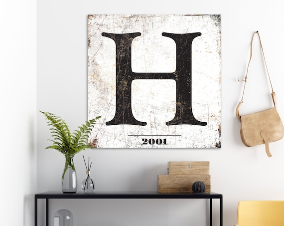 Family Sign Large Farmhouse Wall Decor Letter Art Etsy