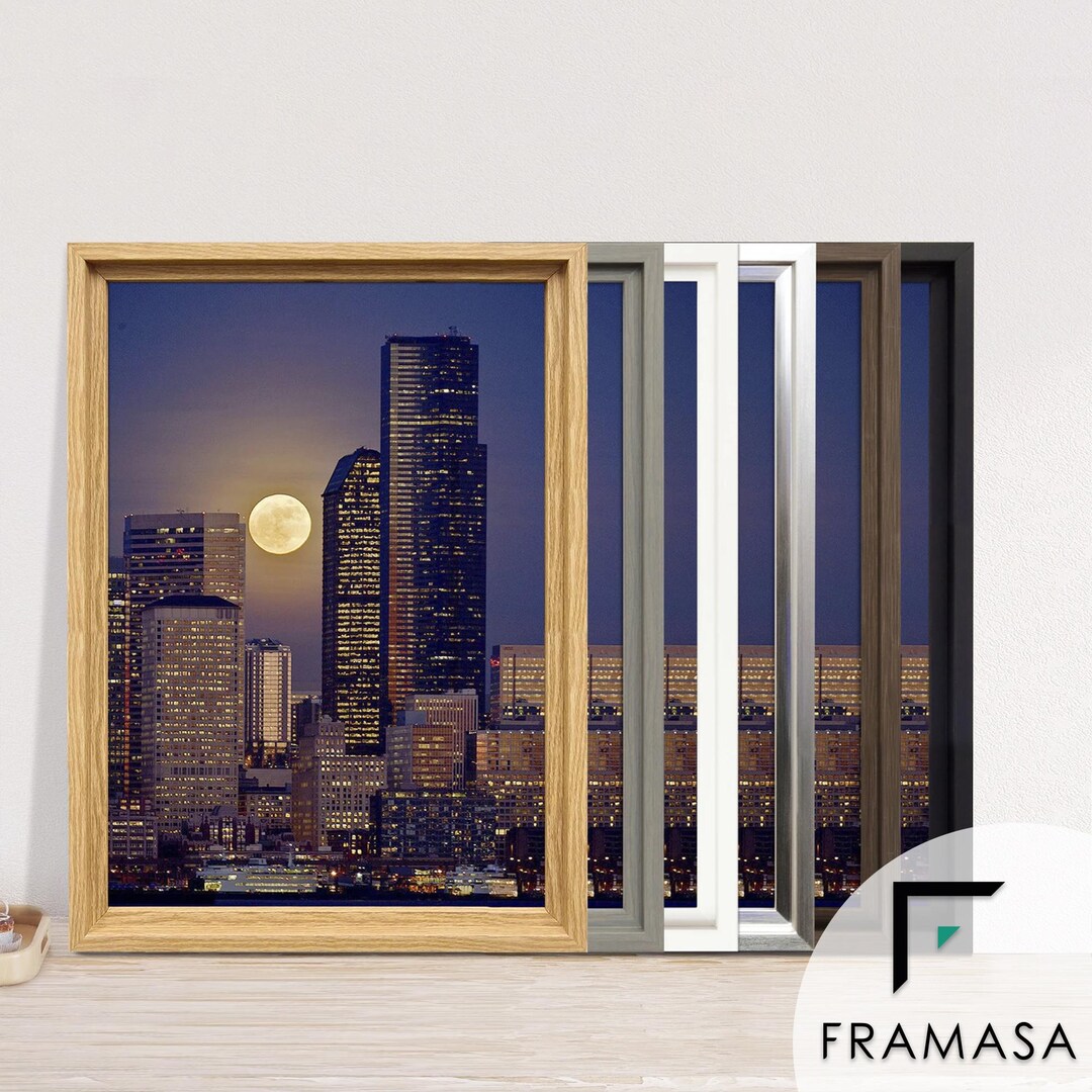 A1-A2-A3-A4-A5-A6 Picture Frame/ White Photo Frames/ Oslo Style Poster ...