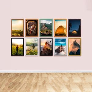 Handmade FN30 Photo Frame, Bold 30mm Profile, Foil-Wrapped MDF Wood, Wall Mount (Various Sizes)