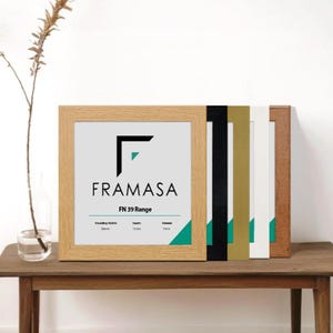 Modern Black Photo Frame, Square Wall Art, FN39 Series