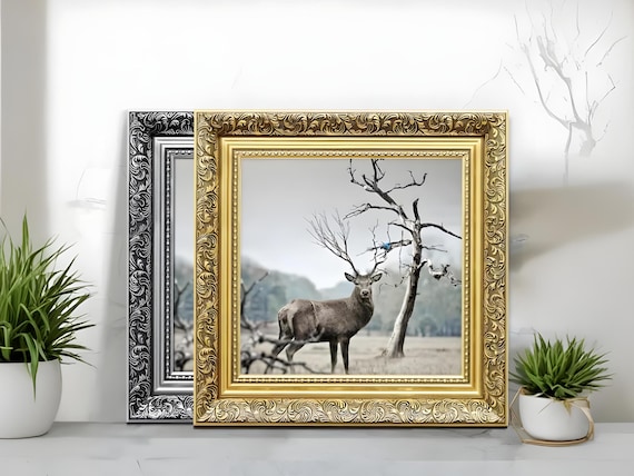 Handmade Dahlia Picture Frame | Ornate Polcore Wall Art