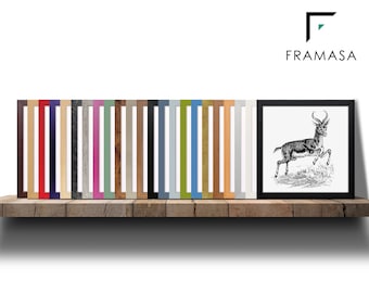 Square Sizes Picture Photo Frames, Square Flat Wooden Effect Art Poster Frames, Handmade Modern Style Photo Frames, Photo Picture Frames