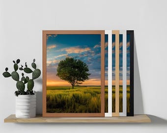 Handmade Bold MDF Wood Photo Frame, 30mm Gallery Wall Decor