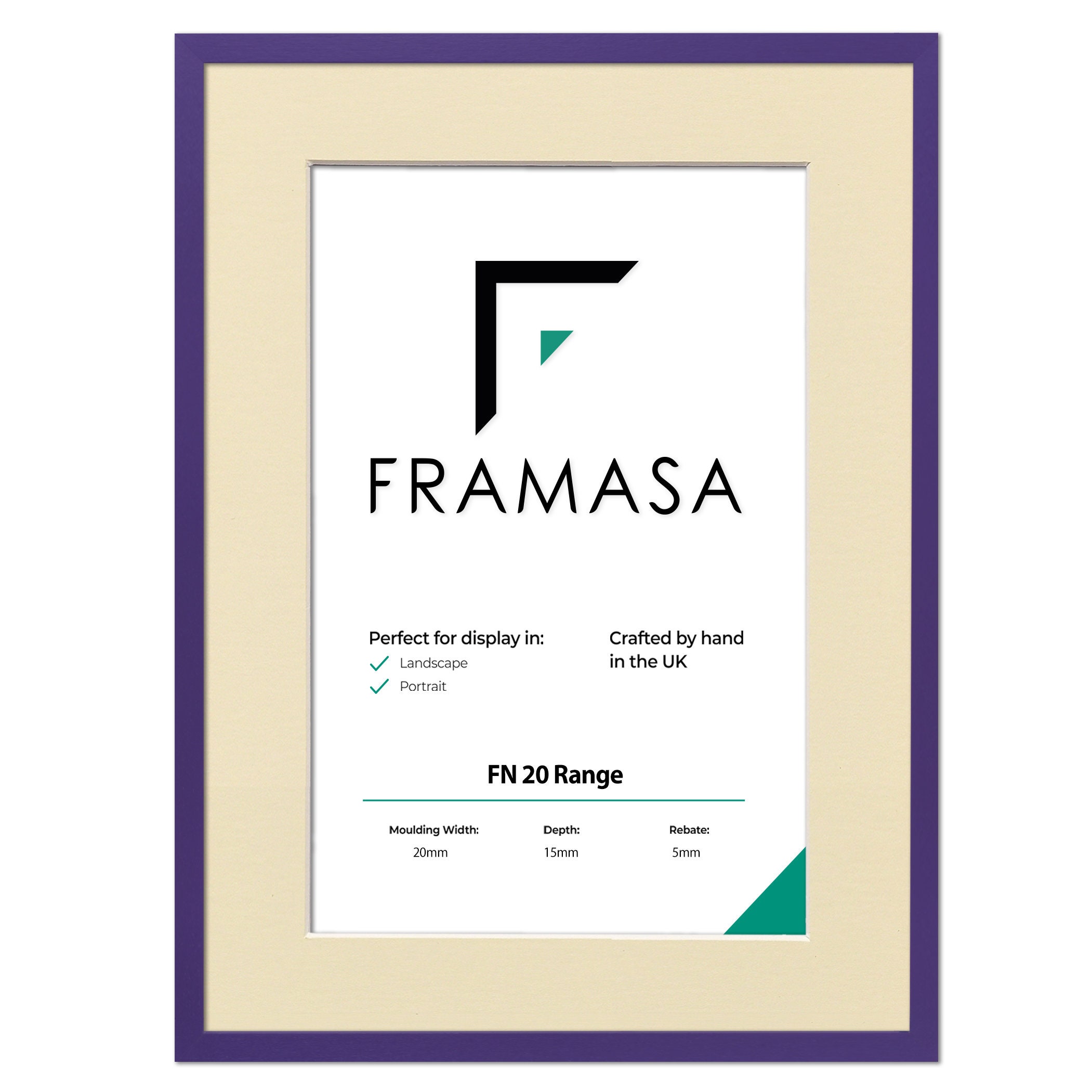 Handmade Picture Frame With Ivory Mount A2/A3/A4/A5 Photo Etsy UK