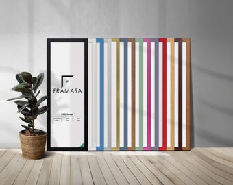 Handmade Panoramic Photo Frame, MDF Wood, Bold Poster Frame