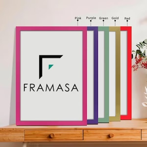 A1, A2, A3, A4, A5, Modern Rainbow Colors Photo Frame Black White Green Red Picture Frames Wall Art Home Decor Best Friend Gifts Photo Frame