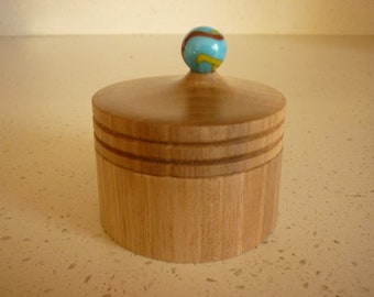 Jewellery Box. Hand turned.