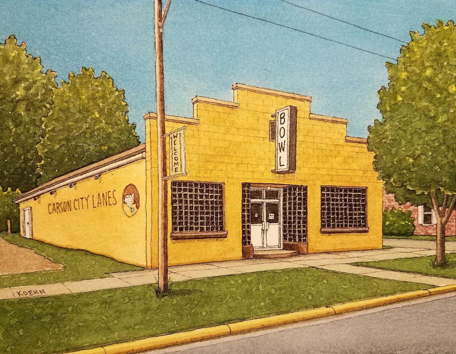 Herald's Dairy Delight. 5 X 7. Carson City Etsy