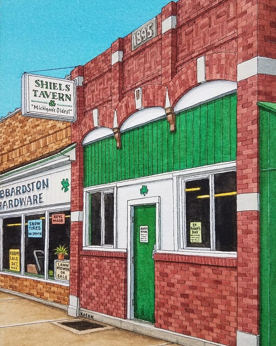 Taverna Shiels. 5 x 7. Hubbardston Michigan. Etsy Italia